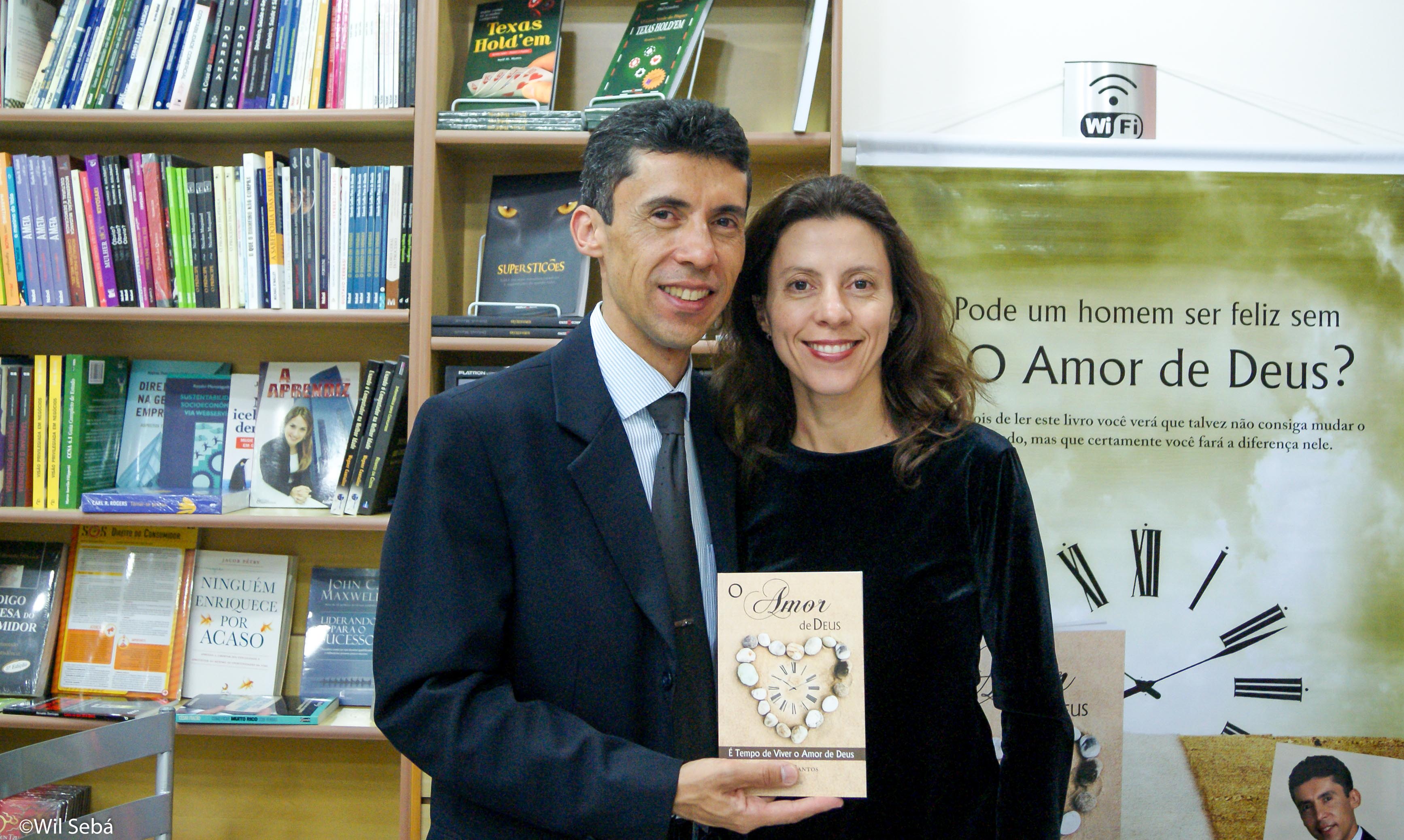 Wil Sebá em Livraria Nobel Vinhedo