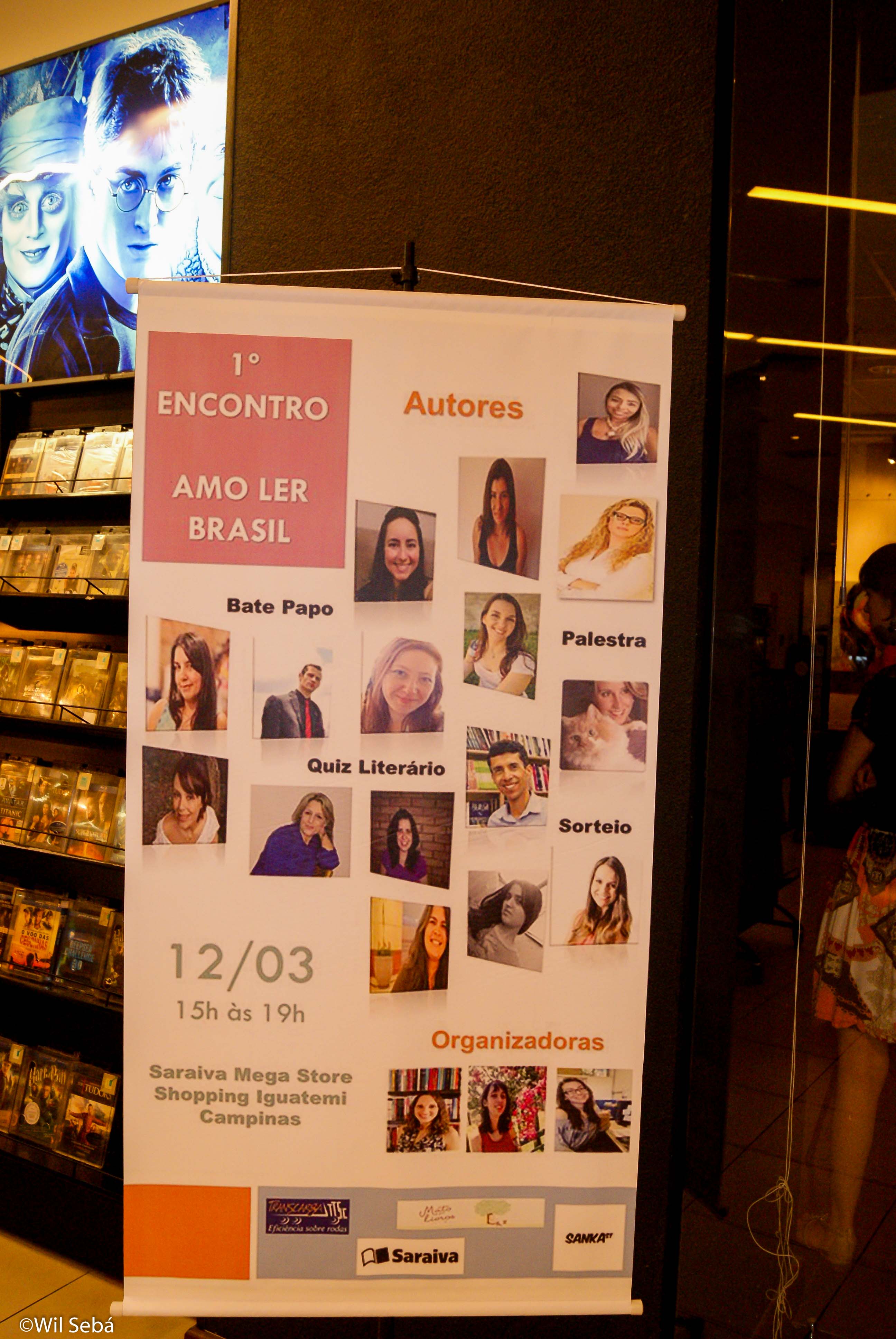 Evento Amo Ler Brasil Saraiva Campinas