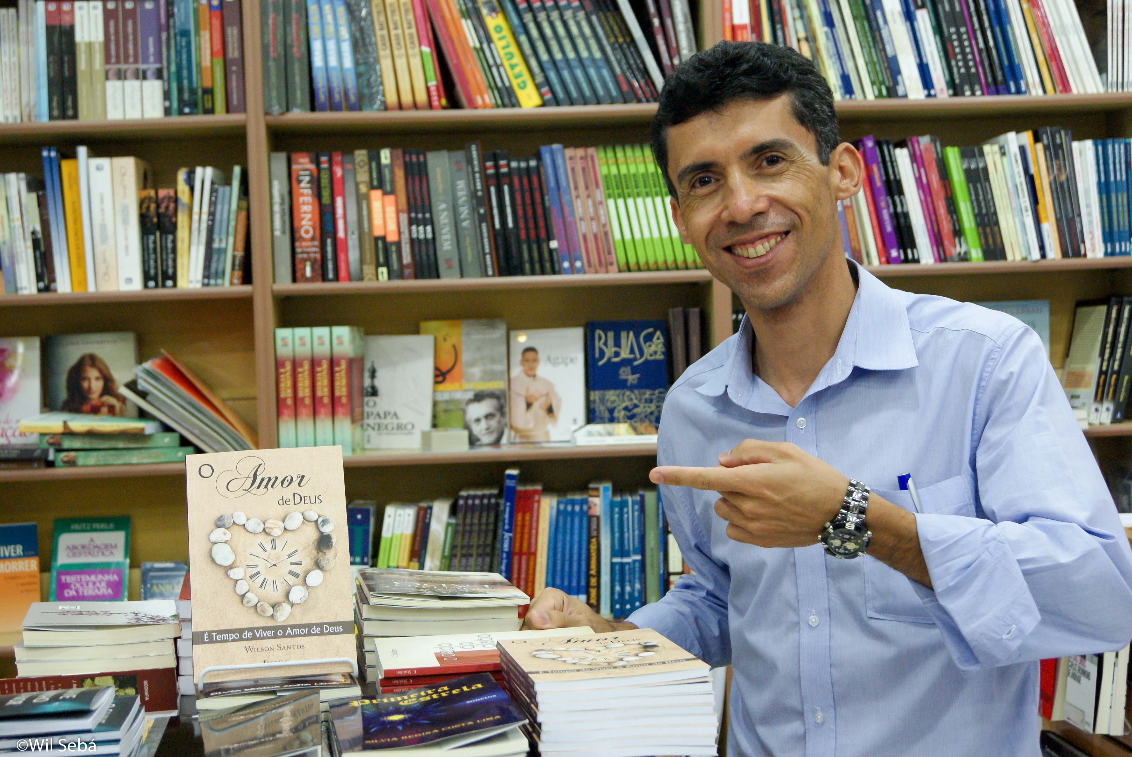 Wil Sebá em Livraria Nobel Vinhedo