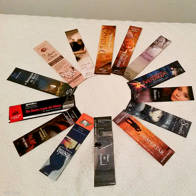 Mochila Literária Saraiva Campinas marcadores de livros